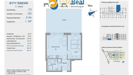 Prodej bytu 2+kk 43 m², Olomouc - Nová Ulice