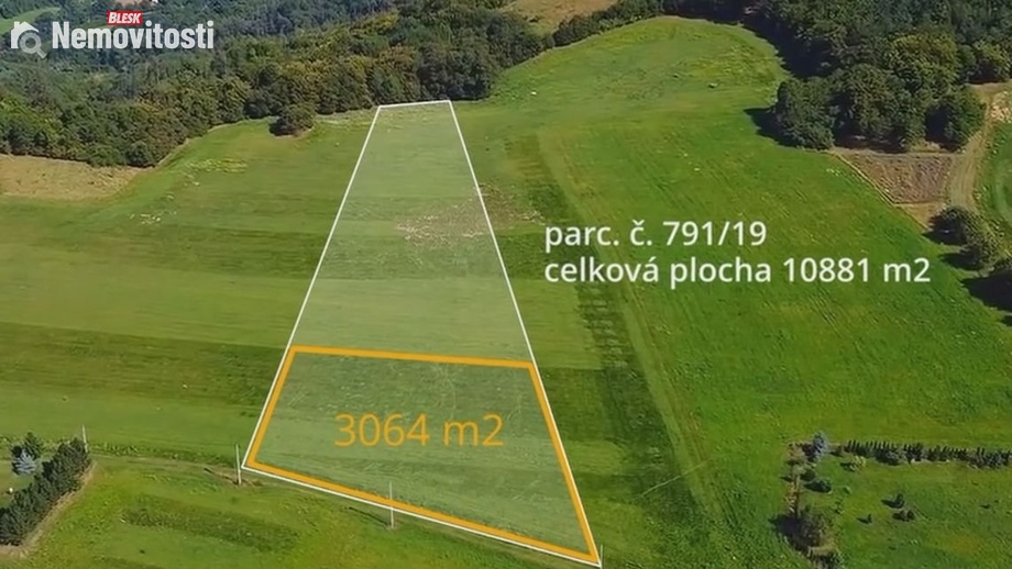 Prodej stavebního pozemku 10 881 m², Újezd u Boskovic