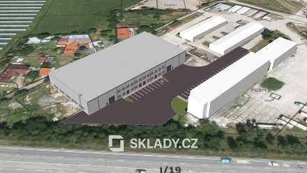 Pronájem skladu 1 300 m², Tábor