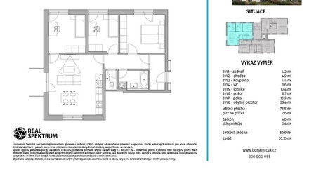 Prodej bytu 4+kk 73 m², Tišnov