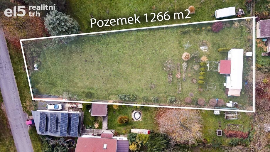 Prodej stavebního pozemku 1 266 m², Dubno