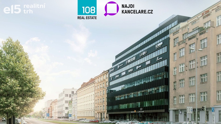 Pronájem kanceláře, 1 297 m² - Praha - Karlín