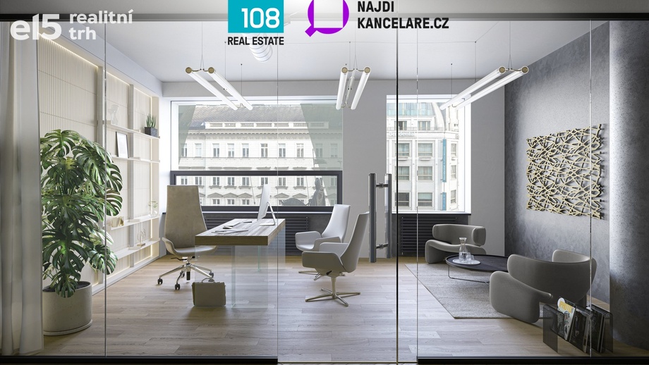 Pronájem kanceláře 224 m², Praha 1