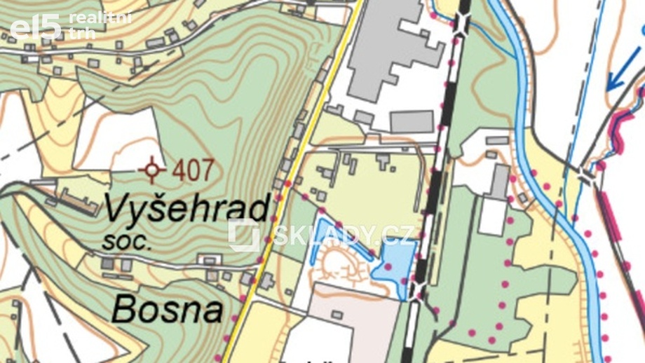 Prodej komerčního pozemku 6 031 m², Náchod - Malé Poříčí