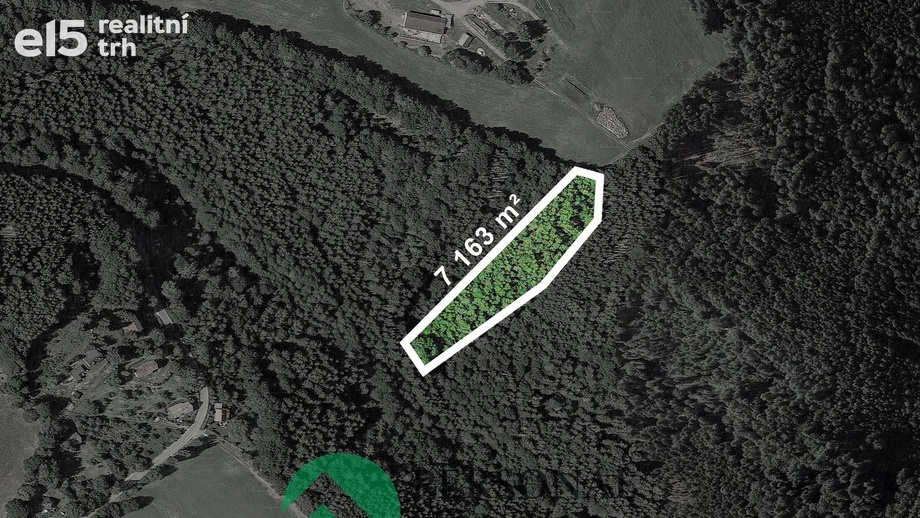 Prodej lesy, 3 581 m² - Malá Skála - Sněhov