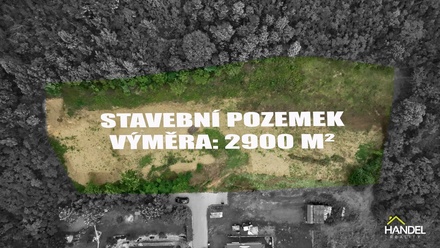 Prodej stavebního pozemku 2 900 m², Horní Bojanovice