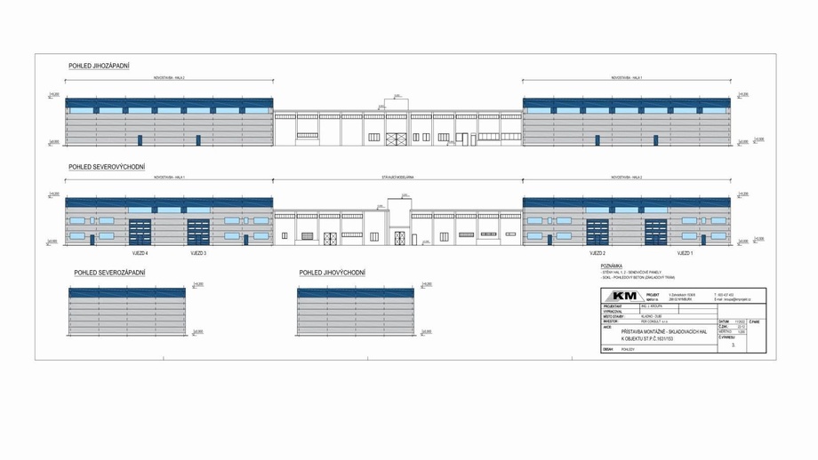 Pronájem výroba, 919 m² - Kladno - Dubí