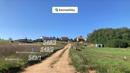 Prodej stavebního pozemku 957 m², Županovice