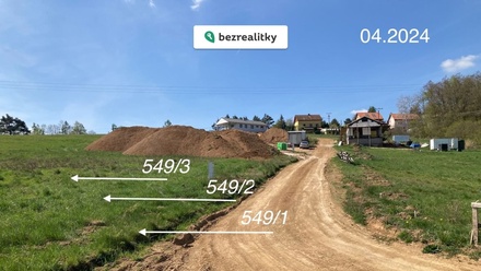 Prodej stavebního pozemku 957 m², Županovice