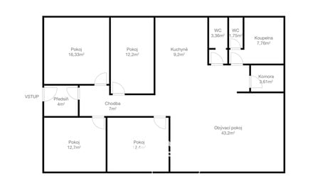 Prodej bytu 5+kk 133 m², Plzeň - Lhota
