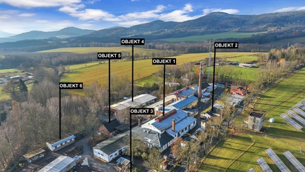 Prodej výrobního prostoru 4 783 m², Skalice u České Lípy