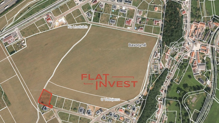 Prodej pozemky pro bydlení, 889 m² - Bavoryně