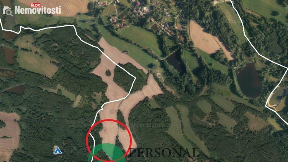 Prodej podílu 1/6 pole 27 974 m², Člunek - Lomy