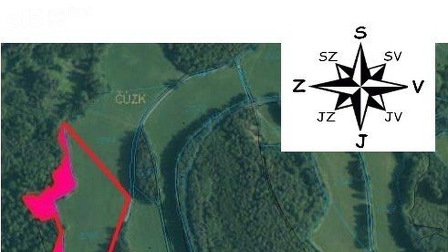 Prodej podílu 1/6 zemědělská půda, 27 974 m² - Člunek - Lomy