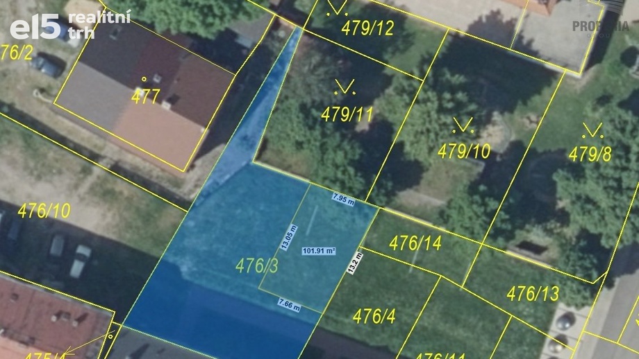 Prodej pozemky pro bydlení, 442 m² - Lovosice