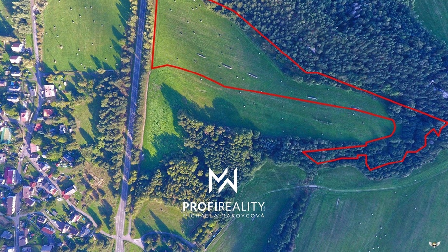 Prodej lesy, 76 451 m² - Cvikov - Drnovec