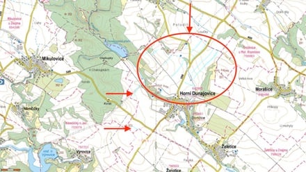 Prodej pole 184 181 m², Horní Dunajovice