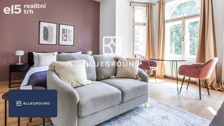Pronájem bytu 1+kk 34 m², Praha - Vršovice