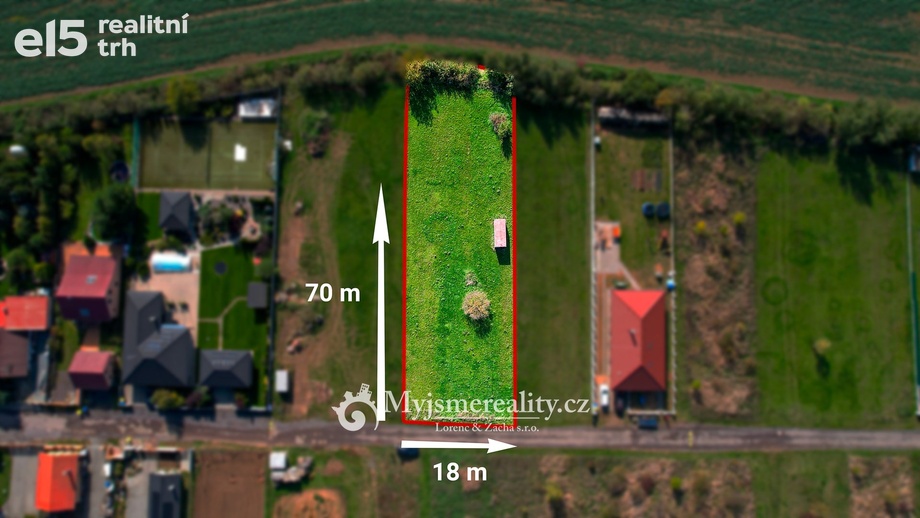 Prodej pozemky pro bydlení, 1 254 m² - Hluboké Mašůvky
