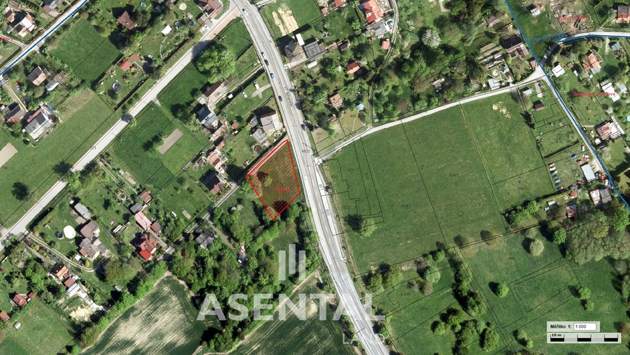 Prodej stavebního pozemku 1 272 m², Orlová
