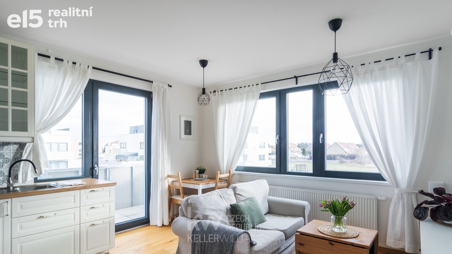 Pronájem byty 2+kk, 40 m² - Horoměřice