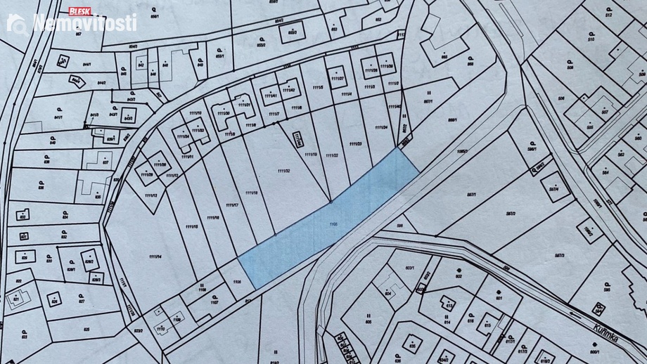 Prodej stavebního pozemku 2 070 m², Chudčice
