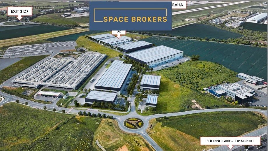 Pronájem obchodní prostory, 850 m² - Tuchoměřice