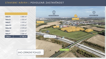 Prodej komerčního pozemku 7 264 m², Vestec
