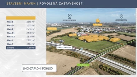Prodej komerčního pozemku 4 269 m², Vestec