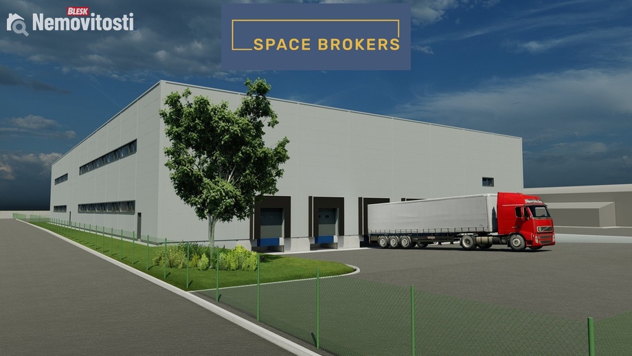 Pronájem skladu 6 943 m², Postřižín