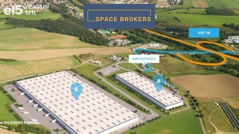 Pronájem skladu 6 000 m², Zdice