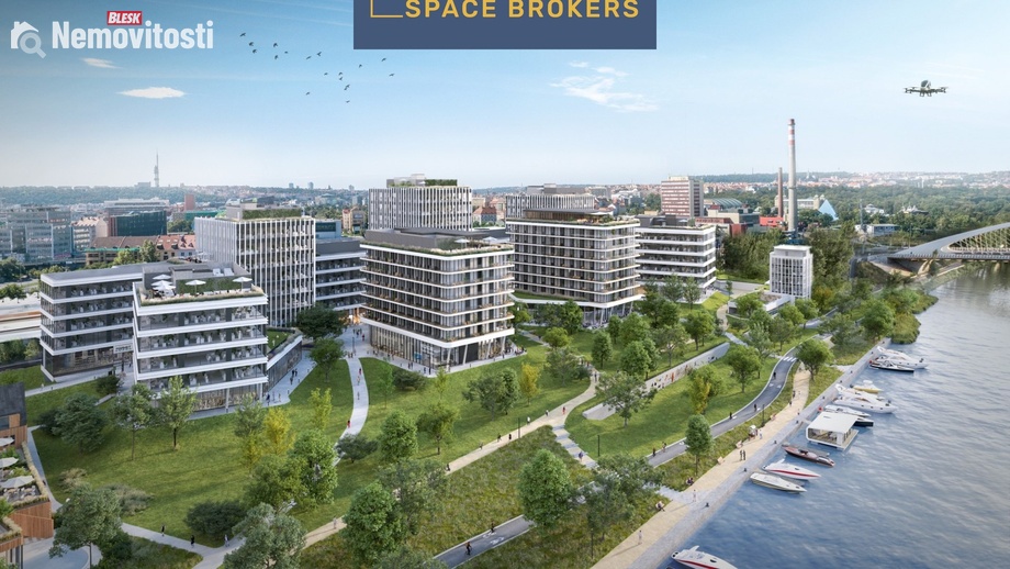 Pronájem kanceláře 1 490 m², Praha 7
