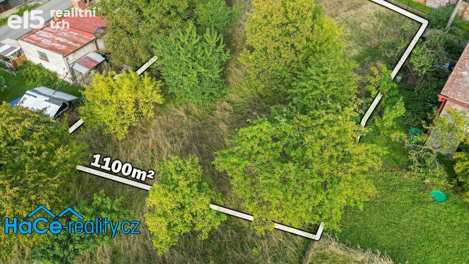 Prodej pozemky pro bydlení, 1 100 m² - Vamberk - Merklovice