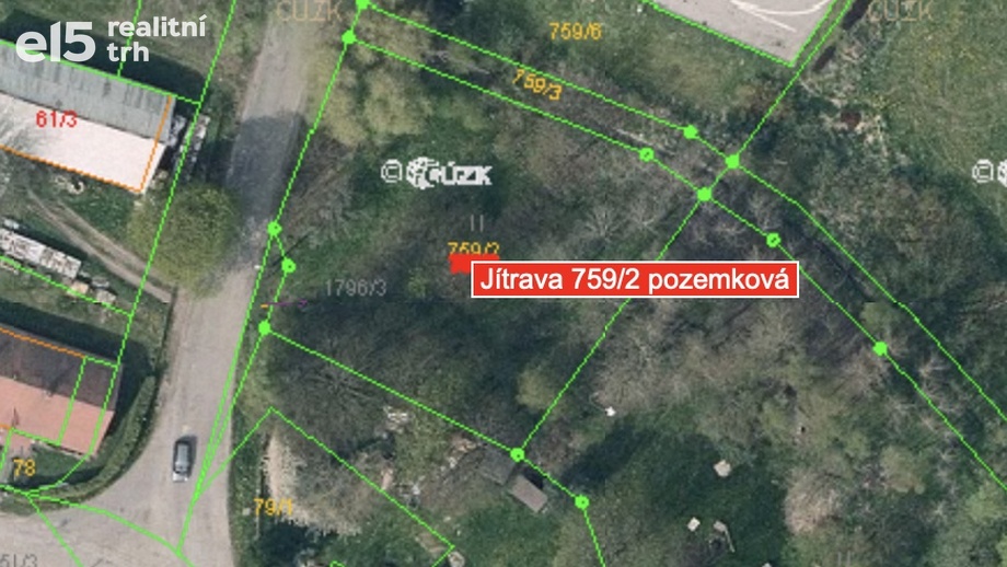Prodej pozemky pro bydlení, 1 324 m² - Rynoltice - Jítrava