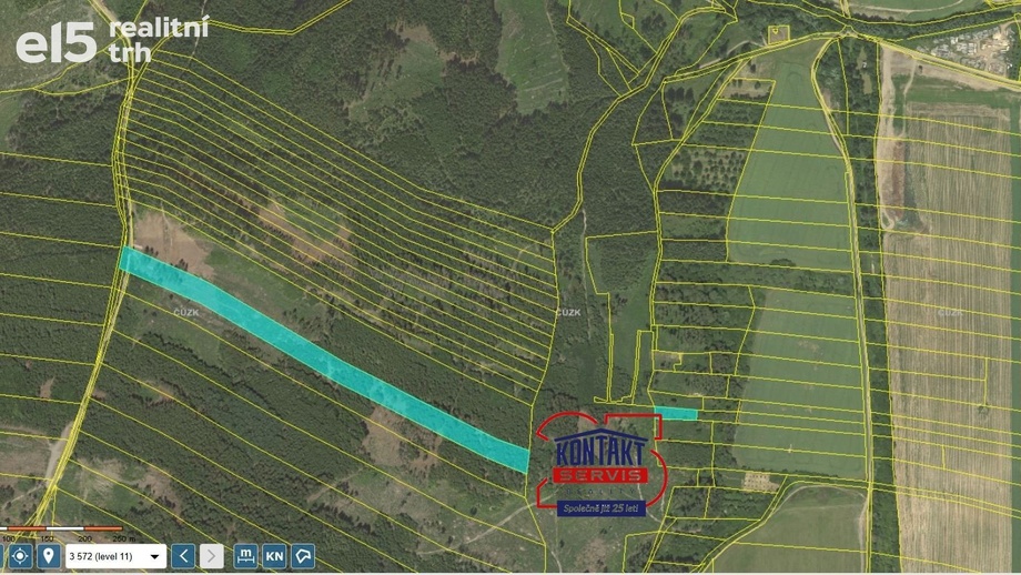 Prodej lesy, 17 620 m² - Městečko Trnávka