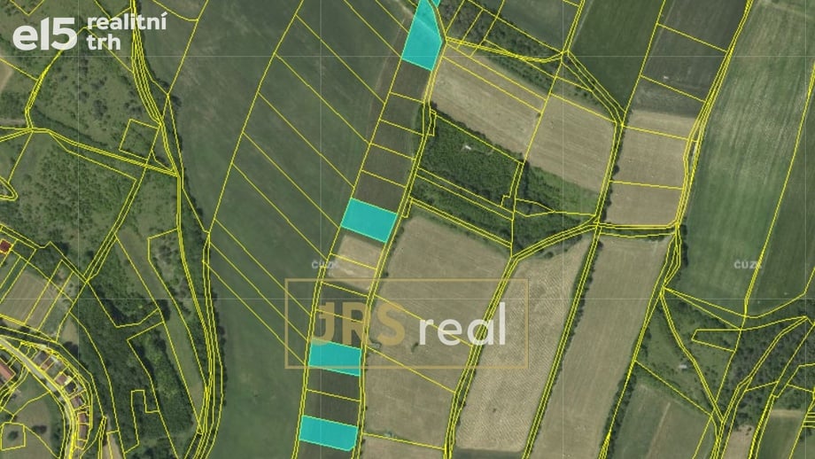 Prodej pole 17 710 m², Prostřední Poříčí