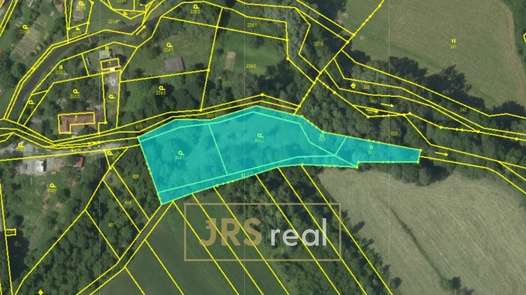 Prodej pozemky - zahrady, 3 371 m² - Prostřední Poříčí