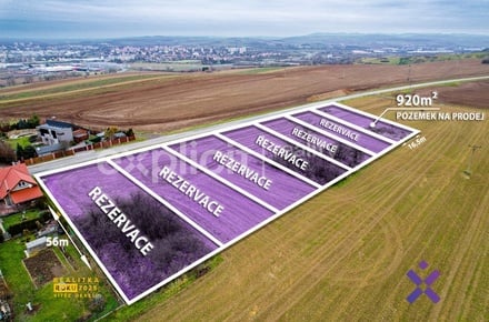 Prodej stavebního pozemku 920 m², Pohořelice