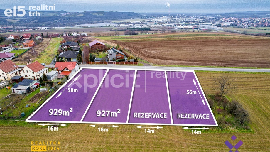 Prodej pozemky pro bydlení, 927 m² - Pohořelice