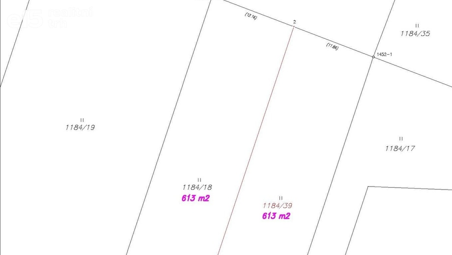 Prodej pozemky pro bydlení, 613 m² - Bystřany