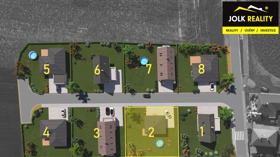 Prodej pozemky pro bydlení, 853 m² - Služovice - Vrbka