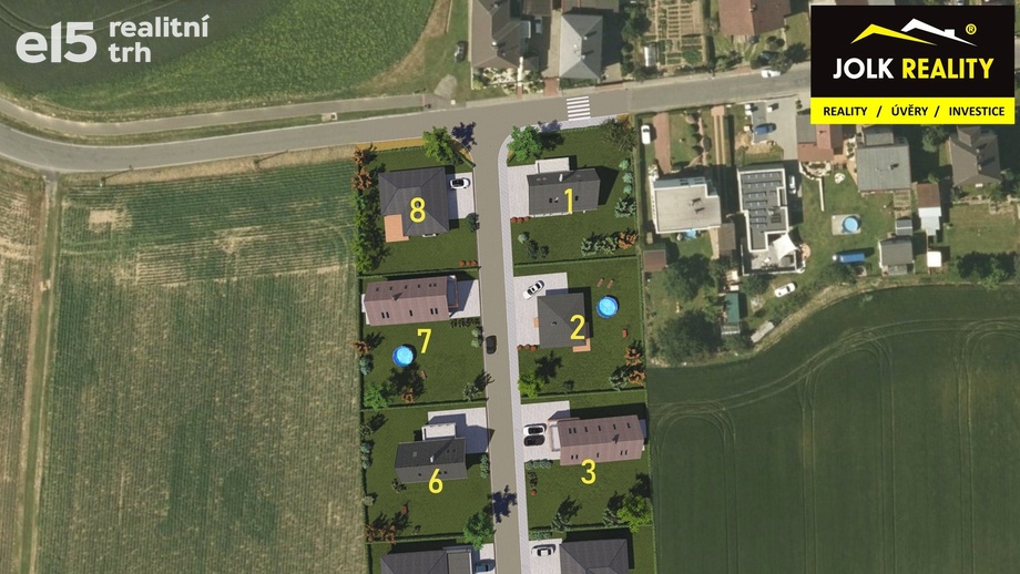 Prodej pozemky pro bydlení, 882 m² - Služovice - Vrbka
