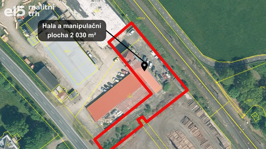 Pronájem skladu 315 m², Chodová Planá