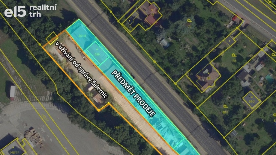 Prodej pozemky pro komerční výstavbu, 1 379 m² - Praha - Sedlec