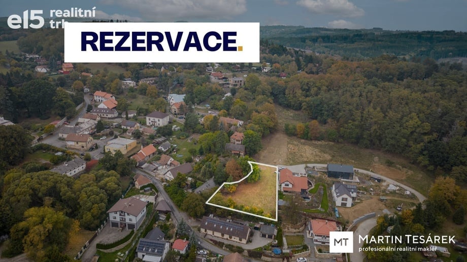 Prodej pozemky pro bydlení, 1 327 m² - Velké Popovice - Lojovice