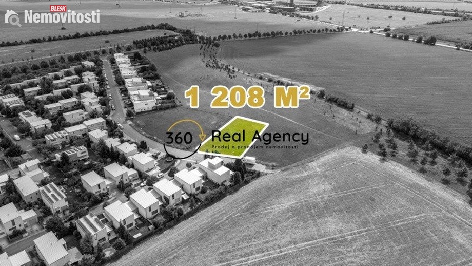Prodej stavebního pozemku 1 208 m², Zeleneč