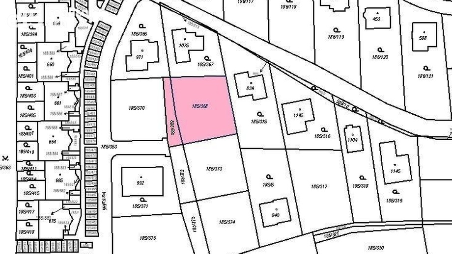 Prodej stavebního pozemku 794 m², Chýně