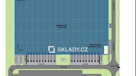 Pronájem skladu 5 000 m², Hustopeče