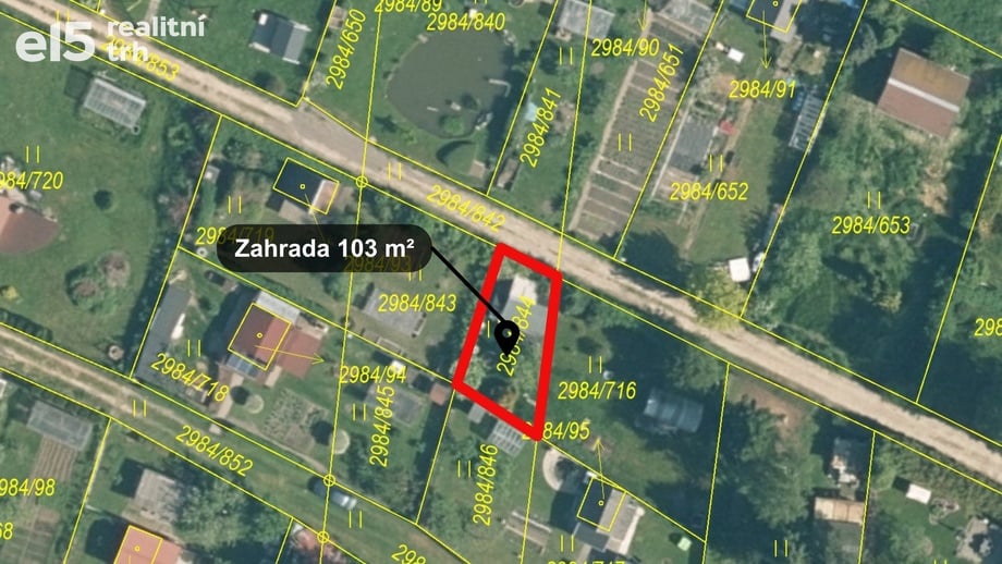 Prodej pozemky - zahrady, 103 m² - Tachov