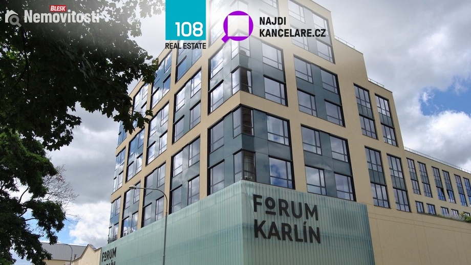 Pronájem kanceláře 1 564 m², Praha 8
